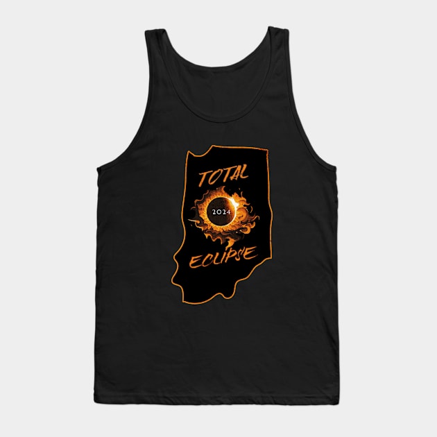 Total Eclipse 2024 Indiana Tank Top by 5 Points Designs